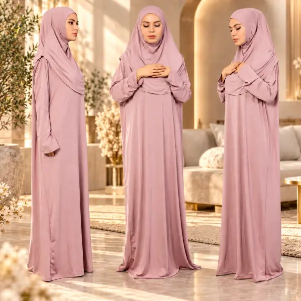 Fustan për Namaz me Shami – Komplet Modest dhe Praktik