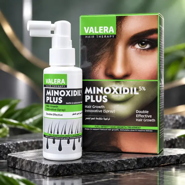 Valera Minoxidil Plus 5% – Spray për Rritjen dhe Forcimin e Flokëve