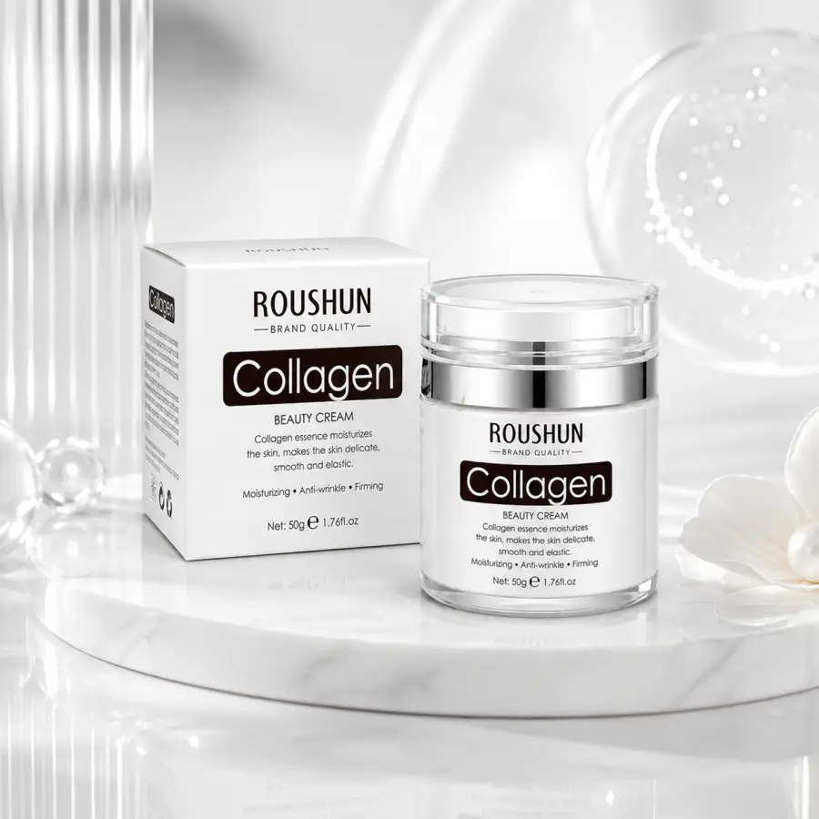 ROUSHUN Collagen Beauty Cream – Krem hidratues & firmues me kolagjen, 50 g