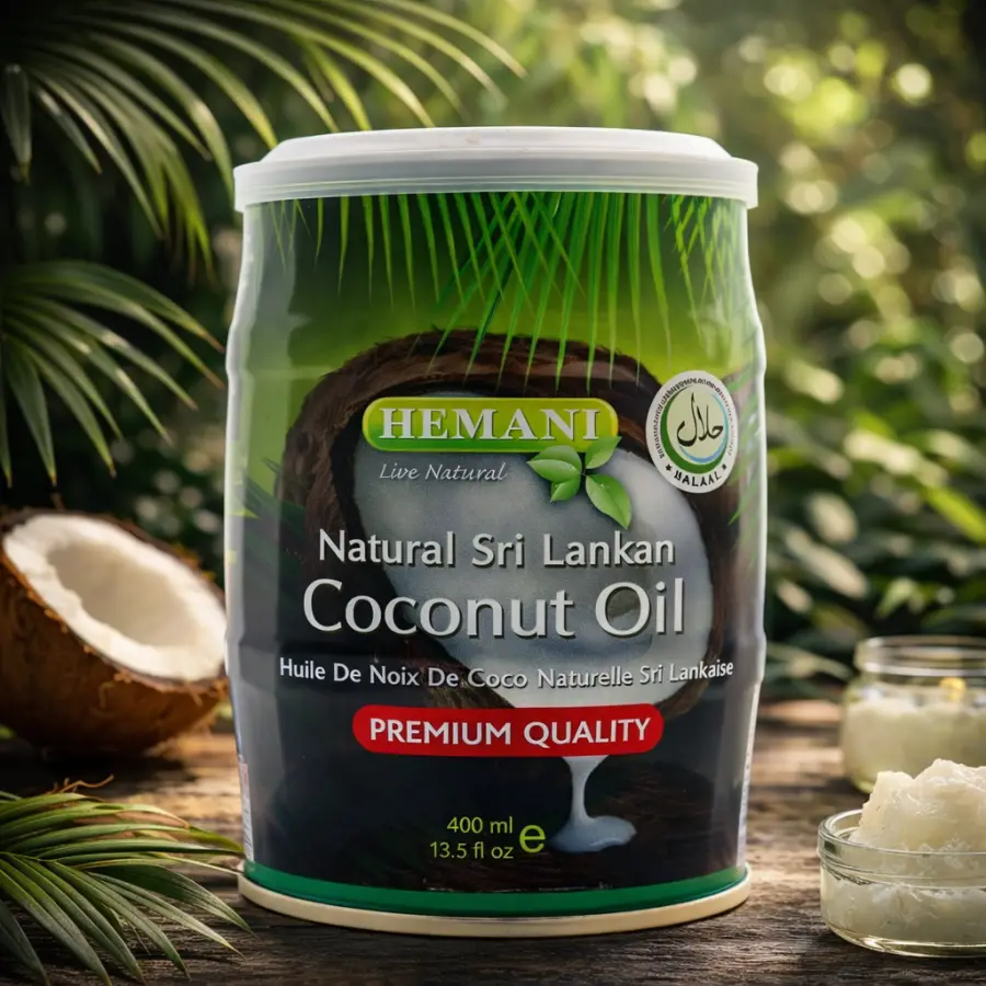 Hemani Coconut Oil – Vaj Kokosi Natyral Premium (400ml)