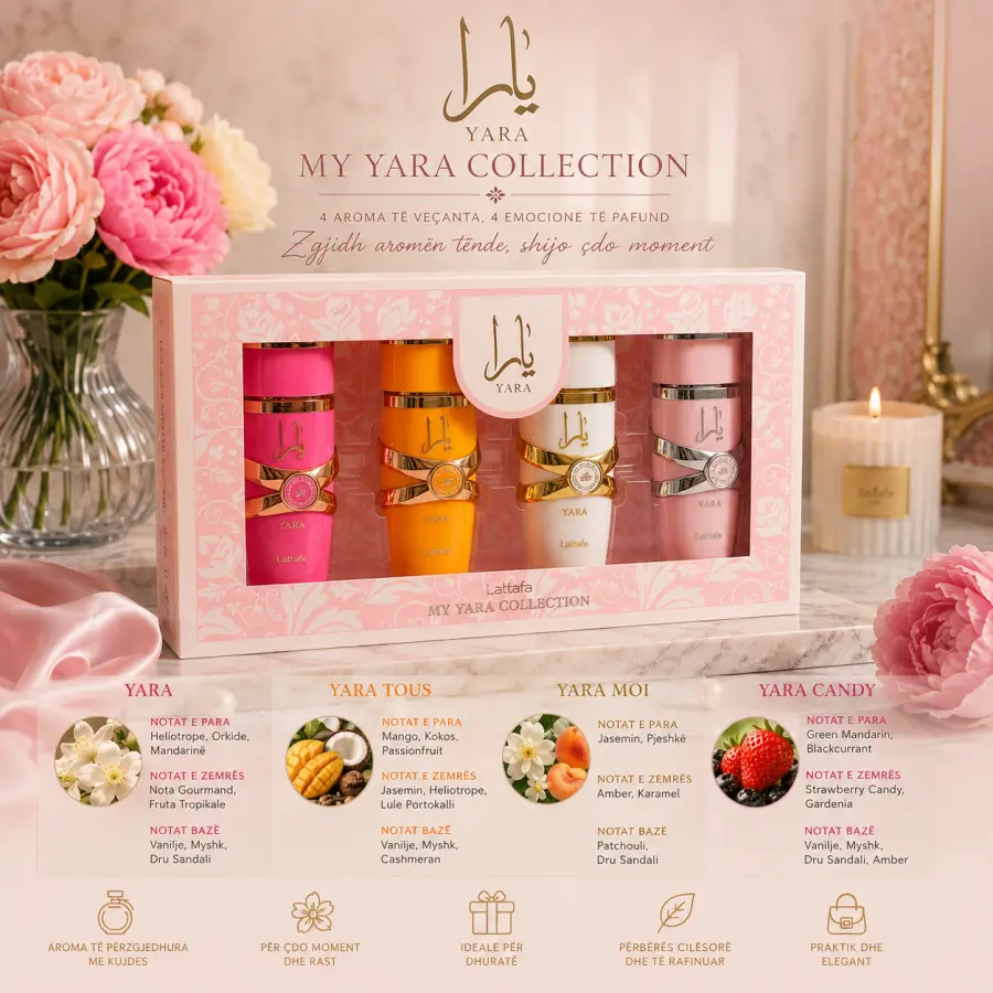 Lattafa My Yara Collection – Eau de Parfume 4 x 25ml
