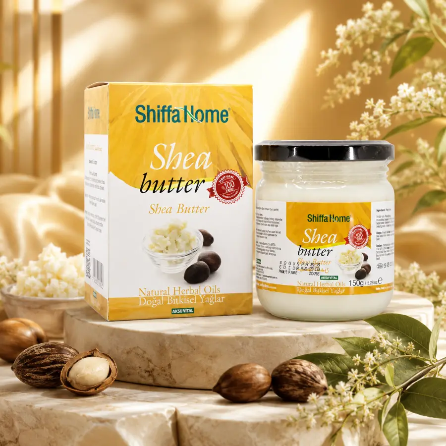 Shea Butter Natyral 150 gr – Hidratim i Thellë dhe Rigjenerim Natyral për Lëkurën