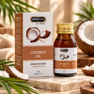 Hemani Coconut Oil – Vaj Kokosi për Flokë dhe Lëkurë, 30 ml
