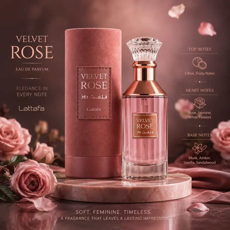 Lattafa Velvet Rose – Eau de Parfum 100ml