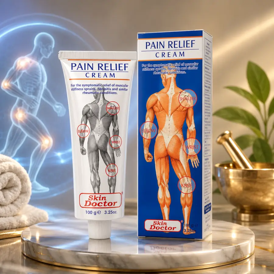 Pain Relief Cream, Skin Doctor -100 g, Krem masazhe raumatike