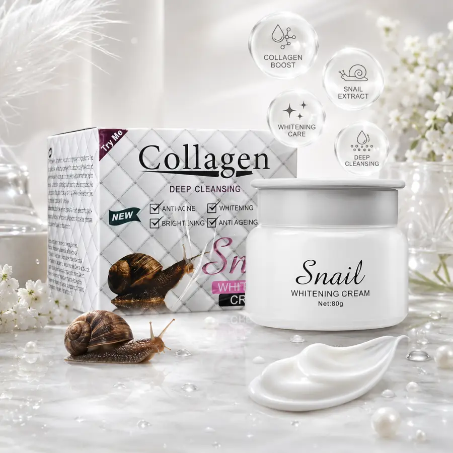 Snail Whitening Cream - Collagen 80 gr