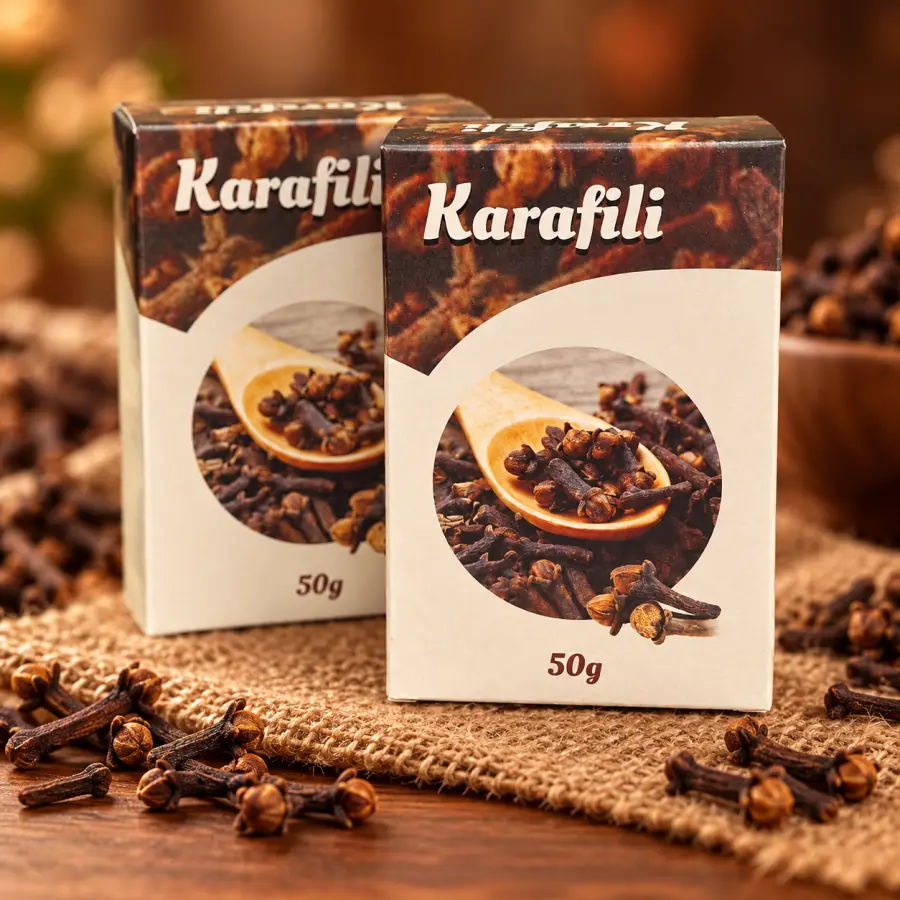 Karafili 50 g – Erëz aromatike me karakter të fuqishëm dhe përdorim të gjerë
