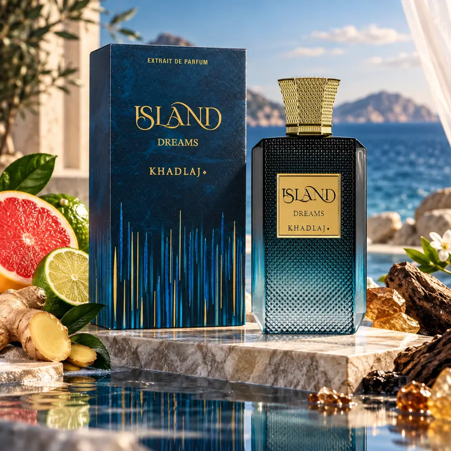Khadlaj Island Dreams – Extrait de Parfum Unisex, 100 ml