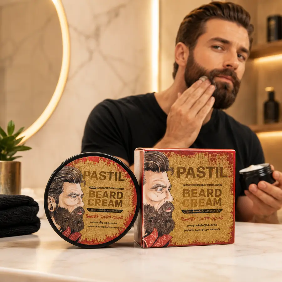 PASTIL Beard Cream – Krem Profesional për Mjekër, 180 ml