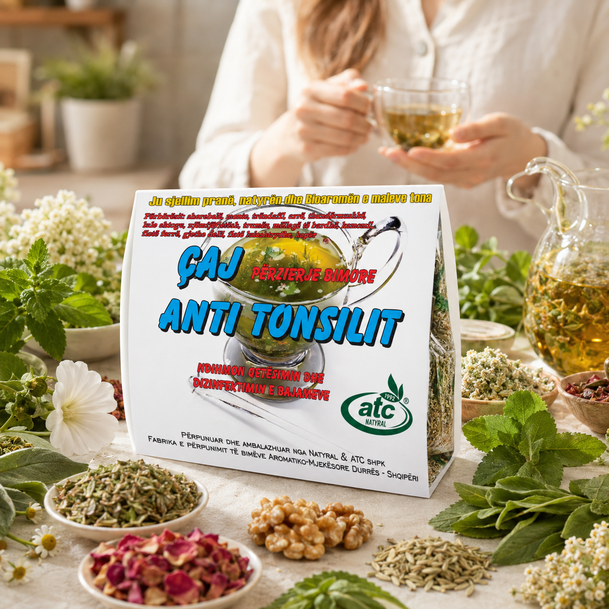 Çaj Anti Tansilit për Bajame - ATC Natural 85 gr