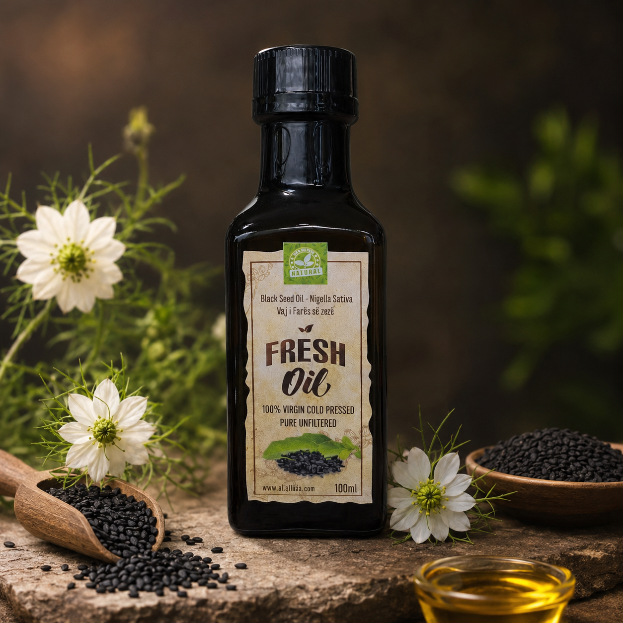 Vaj i Farës së Zezë – Fresh Oil (Cold Pressed, Premium Quality)