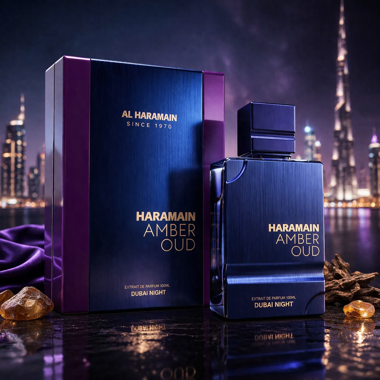Al Haramain Amber Oud Dubai Night – Extrait de Parfum 100ml