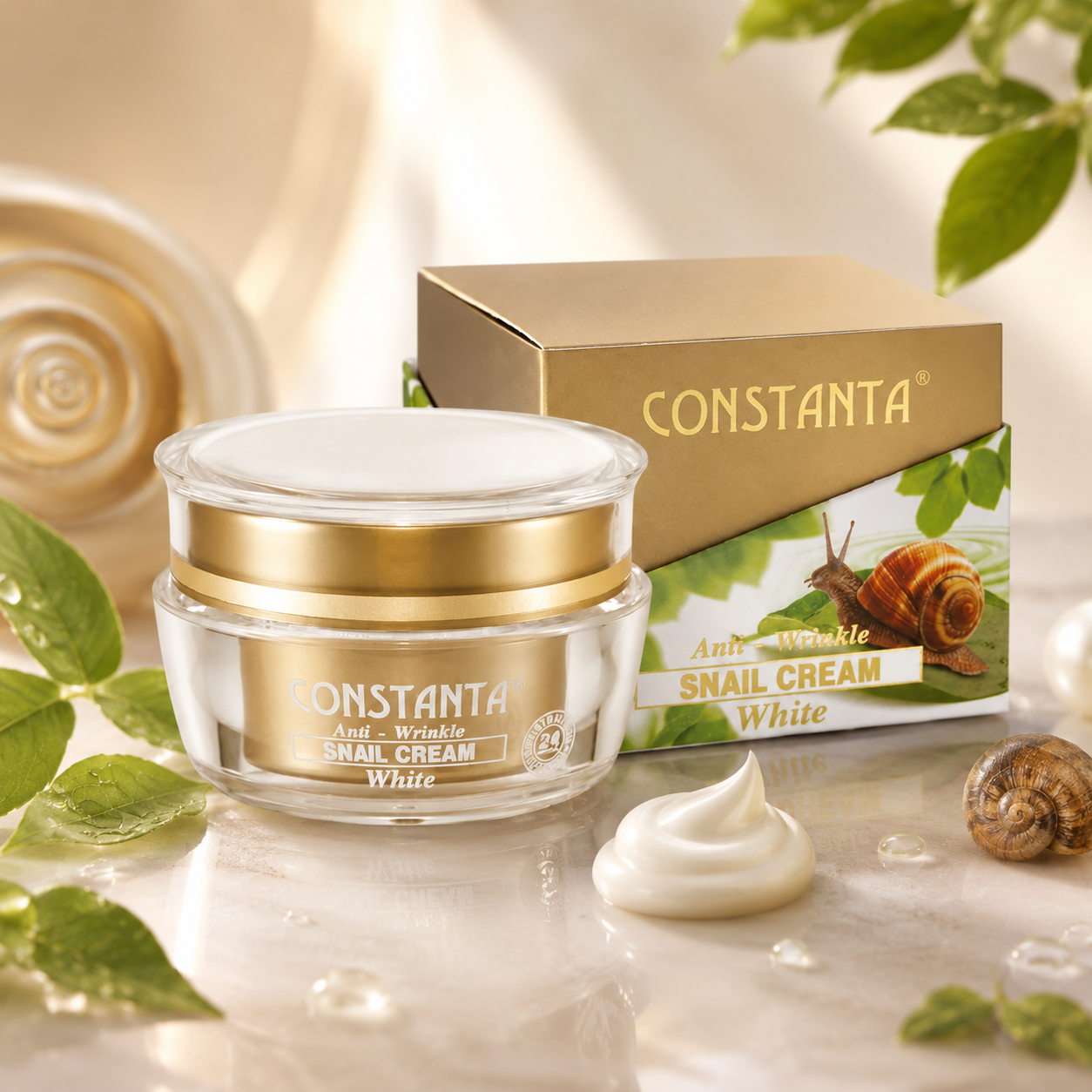 Snail Cream Anti Wrinkle - Constanta 50 ml