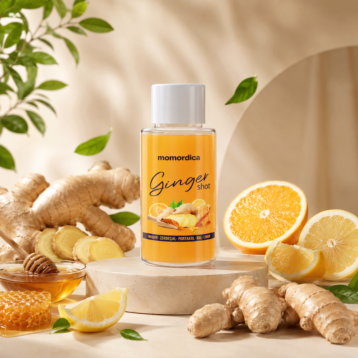 Momordica Ginger Shot -  Energji Natyrale Ditore per Ty