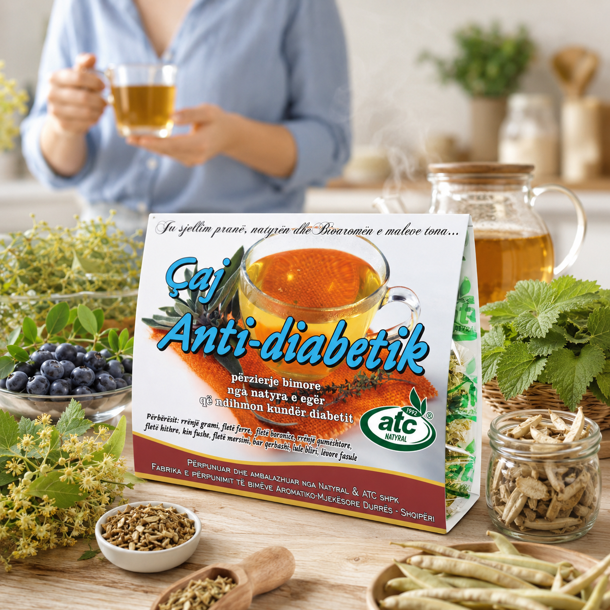 Çaj Anti Diabetik - ATC Natural 100 gr